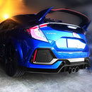 Fits 2017-21 Honda Civic Hatchback Type-R Rear Bumper Lip Conversion Kit-2