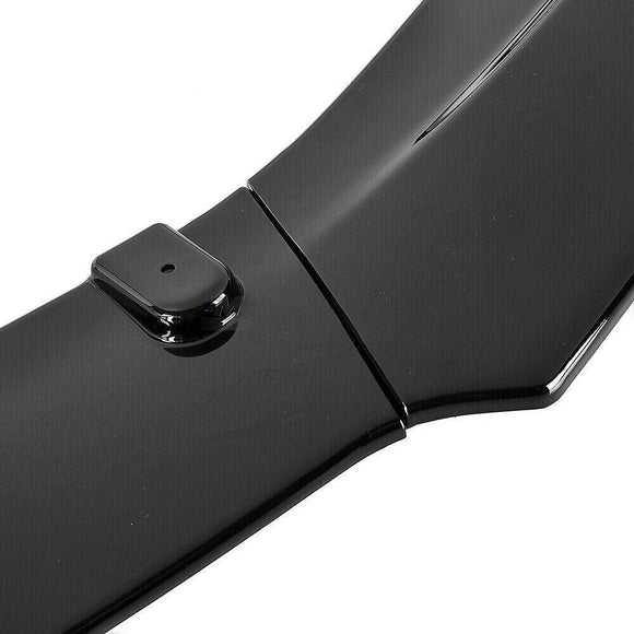 Fit 2020-2024 NISSAN Sentra FRONT BUMPER LIP SPOILER SPLITTER (Gloss Black)