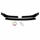 Fit 2020-2024 NISSAN Sentra FRONT BUMPER LIP SPOILER SPLITTER (Gloss Black)-9
