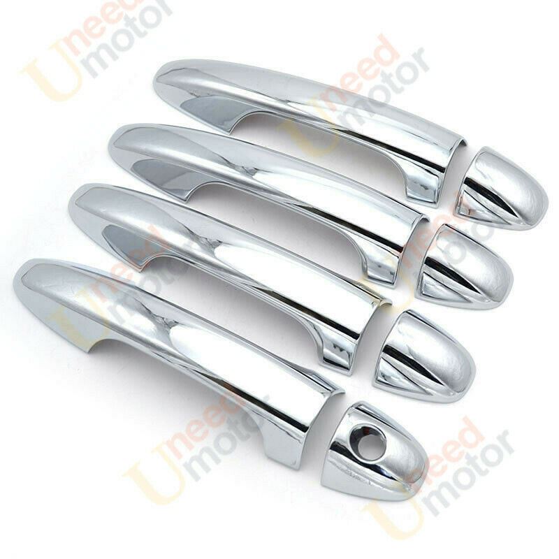 Fit 2007-2011 Toyota Camry Door Handle Cover Trims Accessories (Mirror Chrome)