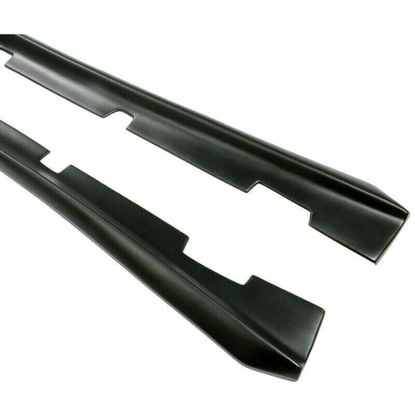 Kit de cuerpo de extensión de faldones laterales estilo Dodge Charger 2011-2021 (negro mate sin pintar)