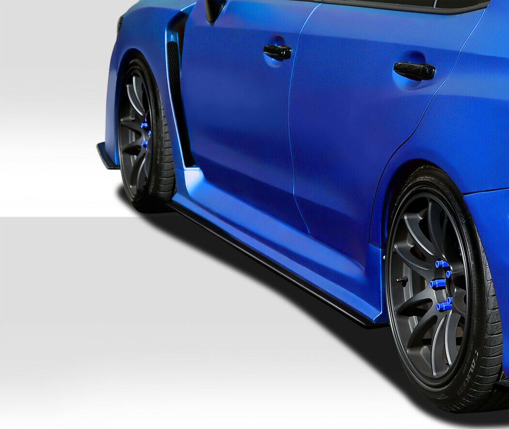 Ajuste 2015-2021 Subaru Impreza WRX STI Sedan extensión de faldas laterales de 4 puertas