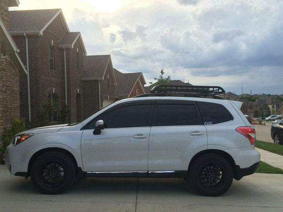 Fit 2019-2021 Subaru Forester Out-Channel Vent Window Visors Rain Sun Wind Guards Shade Deflectors