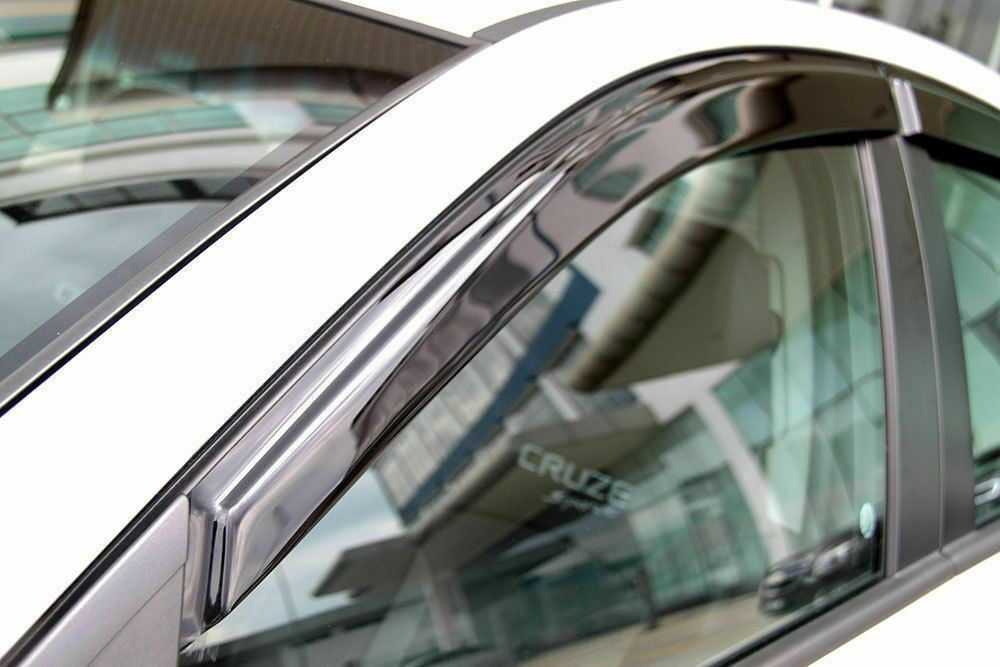 Fit 2019-2021 Subaru Ascent Out-Channel Vent Window Visors Rain Sun Wind Guards Shade Deflectors