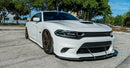 Fit 2011-2025 Dodge Charger SRT Style Side Skirts Extension kit (Unpainted Matte Black)-5