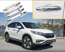 Embellecedores para manijas de puertas de automóviles Honda CRV CR-V 2012-2016 (cromado espejo, Smart Holes) -1