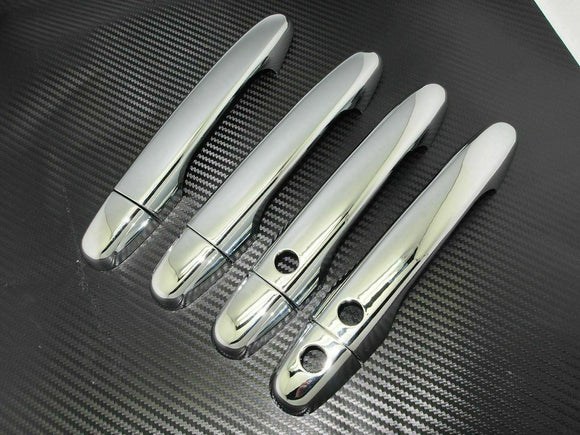 Embellecedores para manijas de puertas de automóviles Honda CRV CR-V 2012-2016 (cromado espejo, Smart Holes) 