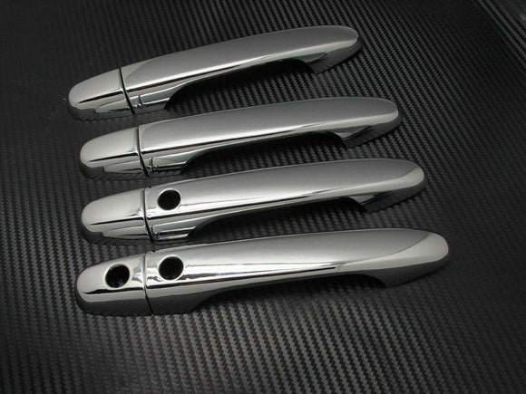 Embellecedores para manijas de puertas de automóviles Honda CRV CR-V 2012-2016 (cromado espejo, Smart Holes) 
