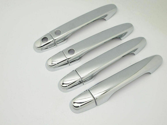 Embellecedores para manijas de puertas de automóviles Honda CRV CR-V 2012-2016 (cromado espejo, Smart Holes) 