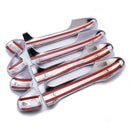 Embellecedores para manijas de puertas de automóviles Honda CRV CR-V 2012-2016 (cromado espejo, Smart Holes) -6