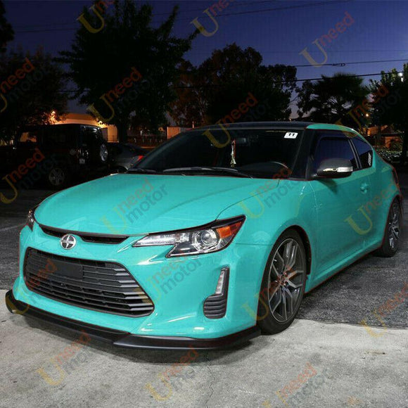 Se adapta a todos los modelos Scion TC 2014-2016, alerón de parachoques delantero estilo GT negro 