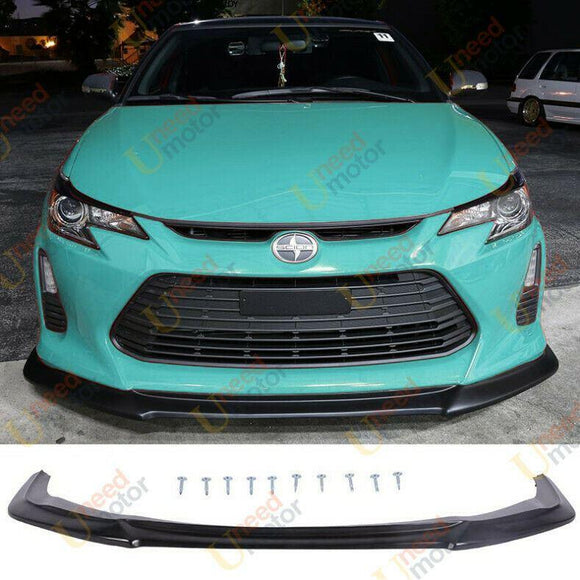 Se adapta a todos los modelos Scion TC 2014-2016, alerón de parachoques delantero estilo GT negro 