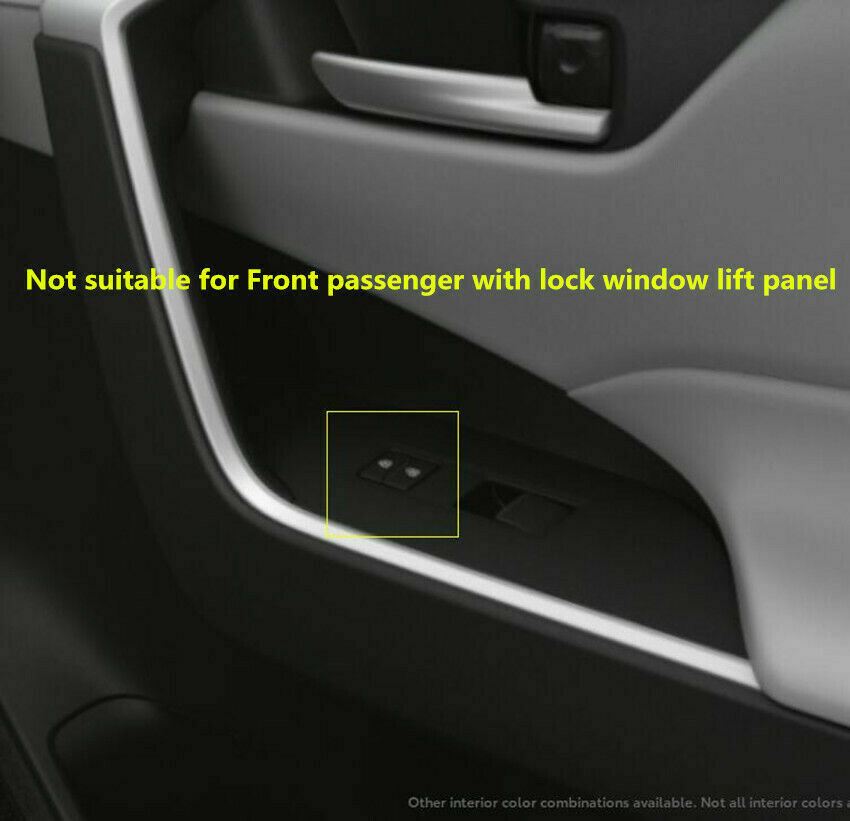 Ajuste 2019-2021 Toyota RAV4 Gear Position Shift Panel Cover Trim (impresión de fibra de carbono)-4