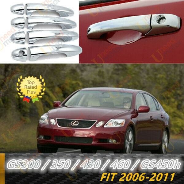 Fit 2006-2011 Lexus GS300 350 430 460 GS450h 2006-11 US Mirror Chrome Door Handle Cover Trims