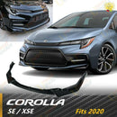 Front Splitter Lip Bumper Spoiler Fits 2020-2026 Toyota Corolla SE XSE-2
