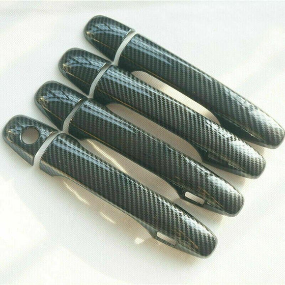 Fit 2012-2016 SUBARU Impreza Door Handle Cover Trim (Carbon Fiber Print)