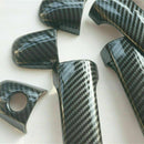 Fit 2012-2016 SUBARU Impreza Door Handle Cover Trim (Carbon Fiber Print)-4