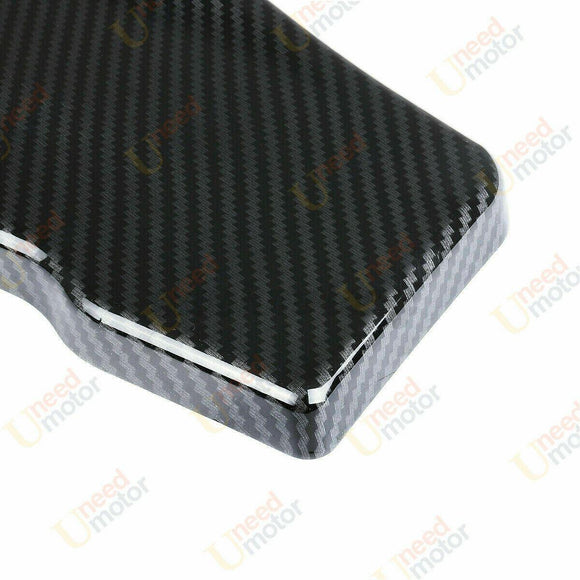 Fit Honda Accord 86.6" Side Body Skirt with Extensions Spoiler (Carbon Fiber Style)