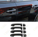Embellecedores para manijas de puertas de Toyota Tundra 2007-2021 (impresión de fibra de carbono) -4