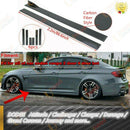Fit DODGE Universal Rocker Panel Lips Side Body Skirt Extensions-1