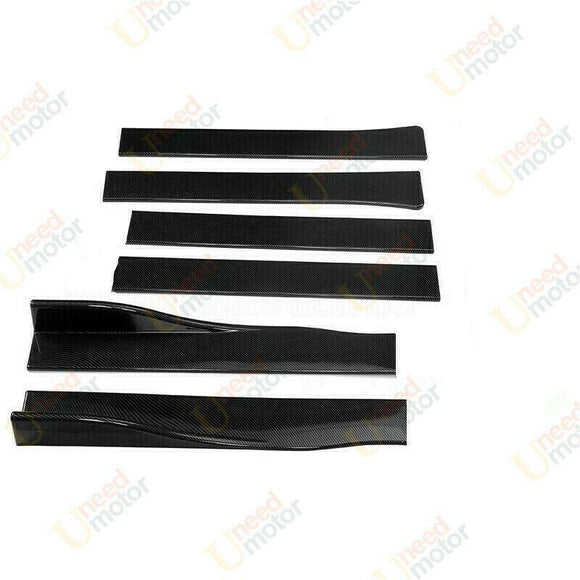 Fit DODGE Universal Rocker Panel Lips Side Body Skirt Extensions