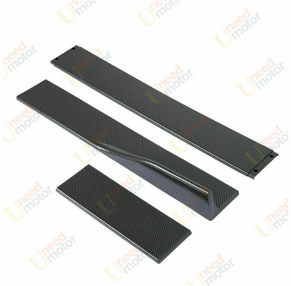 Fit DODGE Universal Rocker Panel Lips Side Body Skirt Extensions