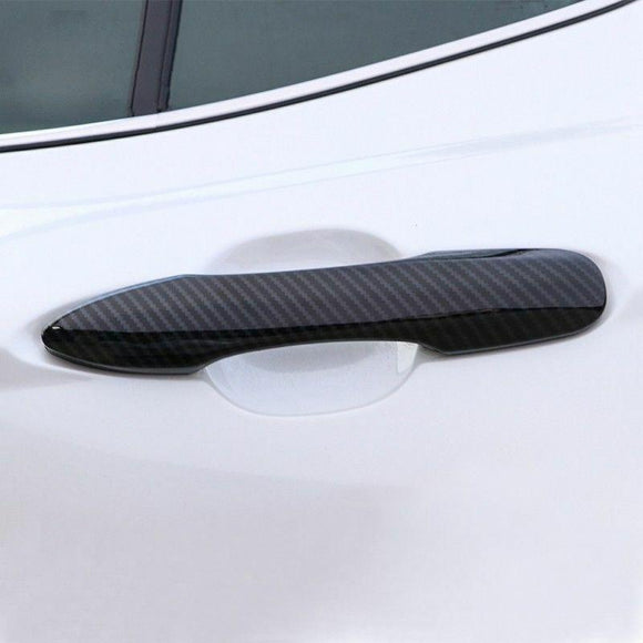 Fit 2018-2023 Toyota Camry Door Handle Cover Trim (Carbon Fiber Print)