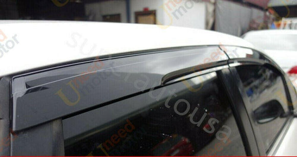 For SORENTO 2016-2020 3D Mugen Style Vent Window Visors Rain Sun Wind Guards Shade Deflectors