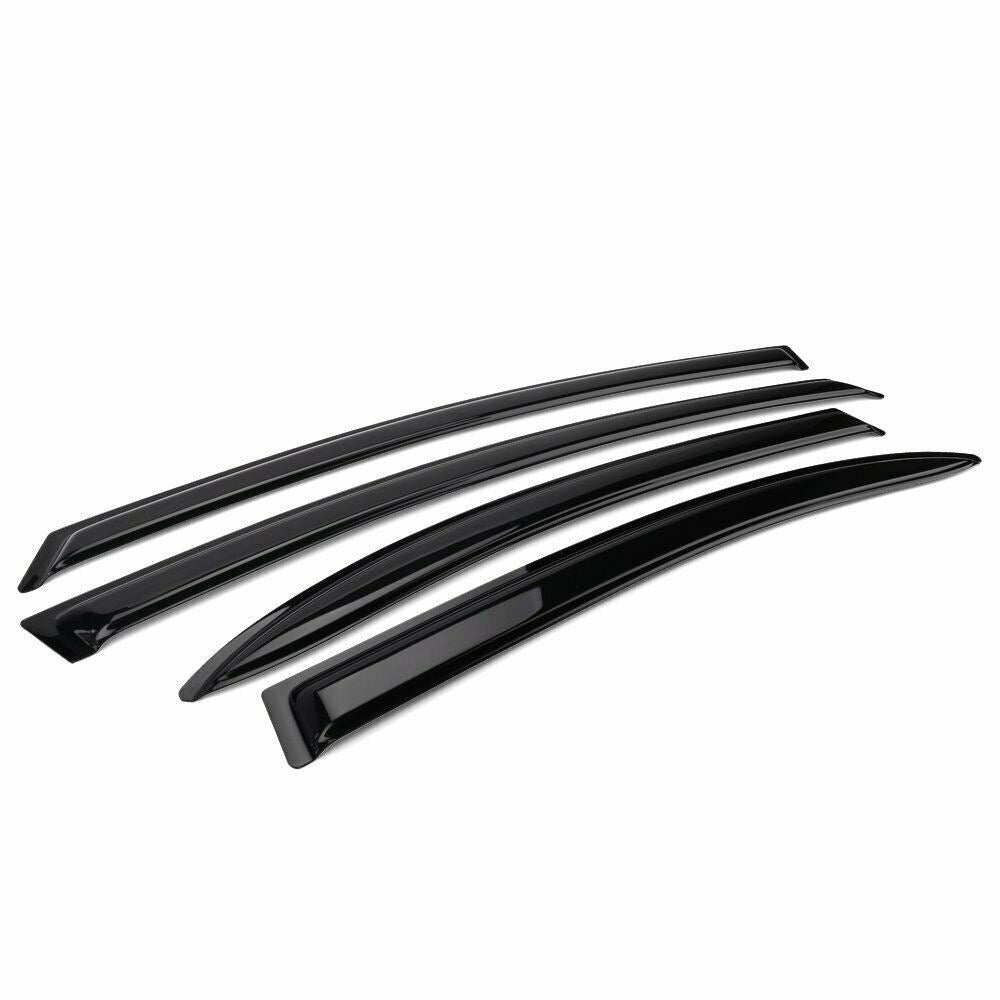 Fit 2019-2021 Chevrolet Blazer Out-Channel Vent Window Visors Rain Sun Wind Guards Shade Deflectors