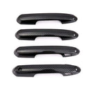 Fit 2019-2022  TOYOTA RAV4 Car Side Door Handle Cover Trim (Carbon Fiber Print, Smart Holes)-7