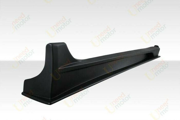 Fit 2008-2017 Mitsubishi Lancer / Evolution MOD Style Black Side Skirts Body Kit