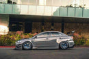 Fit 2008-2017 Mitsubishi Lancer / Evolution MOD Style Black Side Skirts Body Kit-5
