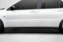 Fit 2008-2017 Mitsubishi Lancer / Evolution MOD Style Black Side Skirts Body Kit-1