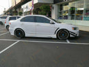 Fit 2008-2017 Mitsubishi Lancer / Evolution MOD Style Black Side Skirts Body Kit-9