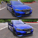 Fit 2019-2022 BMW 3 Series G20 M Style  Side Skirts (Carbon Fiber Print)-2