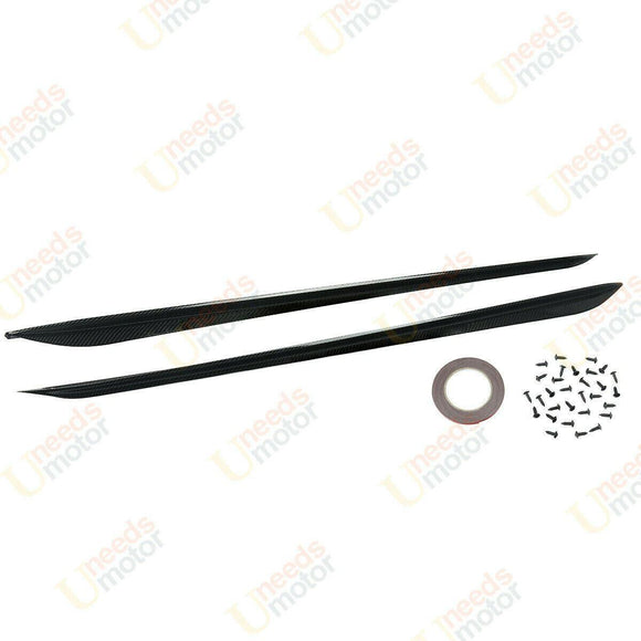 Fit 2019-2022 BMW 3 Series G20 M Style  Side Skirts (Carbon Fiber Print)