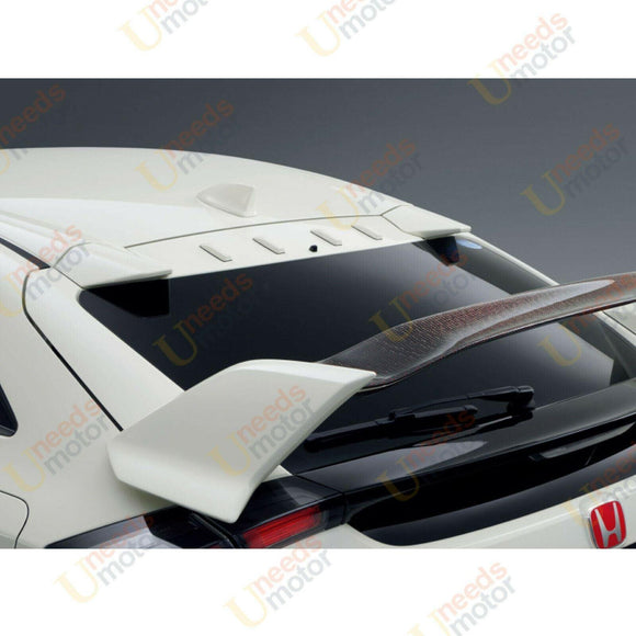 Alerón de techo con ventana VORTEX (blanco) compatible con Honda CIVIC FK4 FK7 5DR Hatchback Type R 2016-2021 