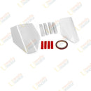 Alerón de techo con ventana VORTEX (blanco) compatible con Honda CIVIC FK4 FK7 5DR Hatchback Type R 2016-2021 -4