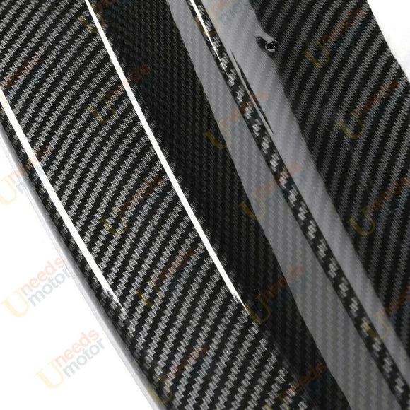 Fit 2021-2023 BMW G30 5 Series M Sport Front Bumper Lip Splitter (Carbon Fiber Print)