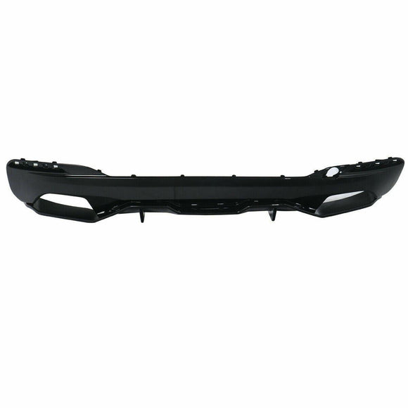 Fits 2017-2022 BMW G30 540i/550i/M550i M Sport Style Rear Bumper Diffuser Spoiler (Gloss Black)