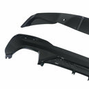 Fits 2017-2022 BMW G30 540i/550i/M550i M Sport Style Rear Bumper Diffuser Spoiler (Gloss Black)-2