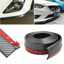 Universal Bumper Lip Splitter Body Spoiler Skirt Protector 100" (Carbon Fiber Print)-1