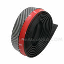 Universal Bumper Lip Splitter Body Spoiler Skirt Protector 100" (Carbon Fiber Print)-6