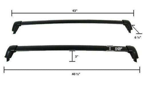 Roof Rack Cross Bar - Premium Black | Fits Honda CR-V (17-22)
