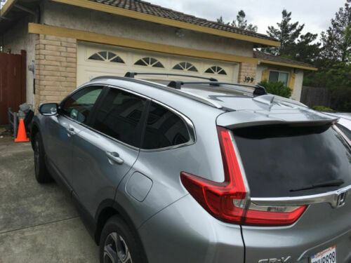 Compatible con Honda CRV 2017-2020, barras transversales de techo negras, portaequipajes
