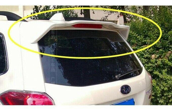 Fit 2014-2018 Subaru Forester OEM Style Roof Spoiler Wing (Unpainted / Matte Black)