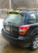 Fit 2014-2018 Subaru Forester OEM Style Roof Spoiler Wing (Unpainted / Matte Black)-3