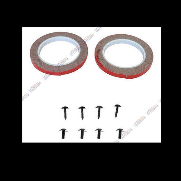 Fit 2008-2020 Toyota Corolla Side Skirts Splitters Spoiler Diffuser Wings (Red)