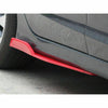 Compatible con Volkswagen Passat 2008-2020, faldas laterales, alerón divisor, alas difusoras (rojo)