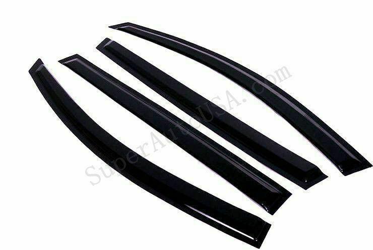 Fits Ford Ranger 2019-2023 In-Channel Vent Window Visors Rain Guard Deflectors Fits Ford Ranger 2019-2023 In-Channel Vent Window Visors Rain Guard Deflectors